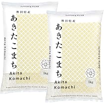 Amazon.co.jp: あきたこまち 白米 10kg (5kg×2) 秋田県産 令和7年産 単
